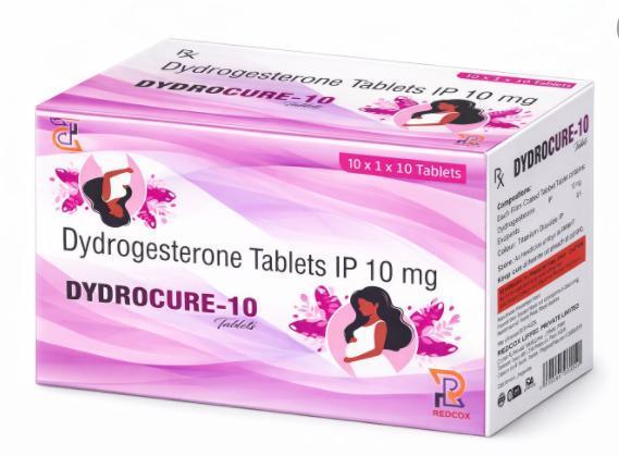 Dydrocure 10mg Tablets original packaging